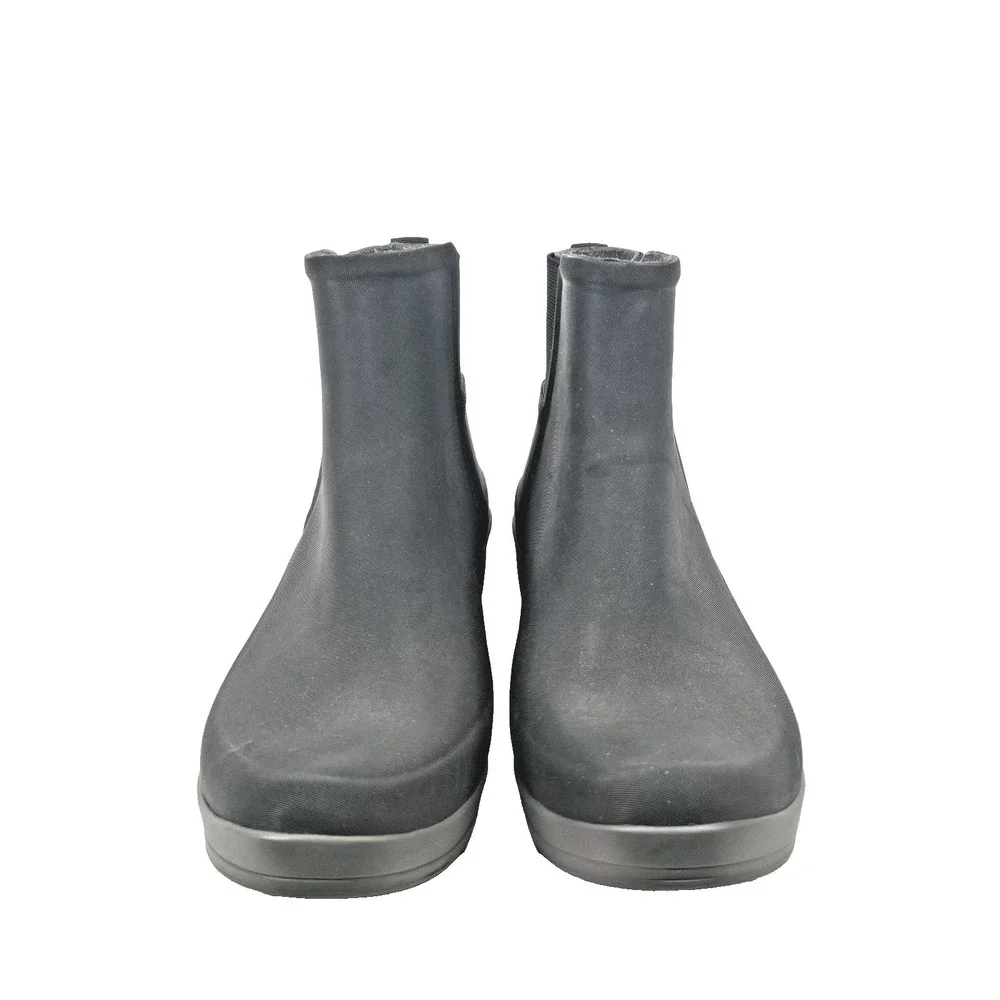 BOGS‎ Bloom Women's Vista Wedge Waterproof Ankle Rain Boots Size 11 Black